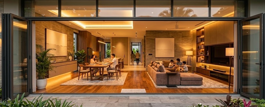 Warm family life in a premium landed home